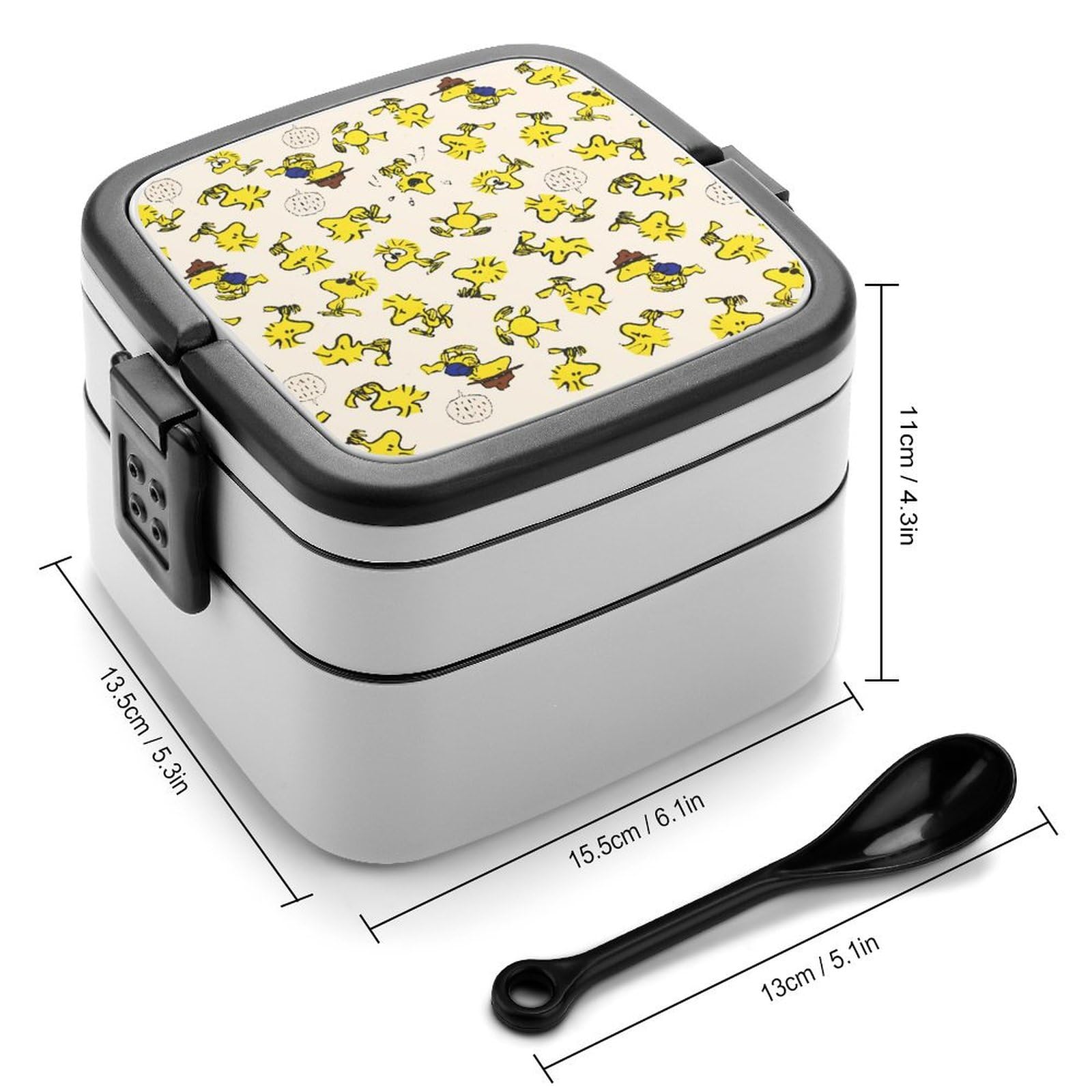 スヌーピー ウッドストック 弁当箱　ランチボックス　未使用品 Amazon｜ウッドストック スヌーピー 弁当箱 ランチボックス 2段